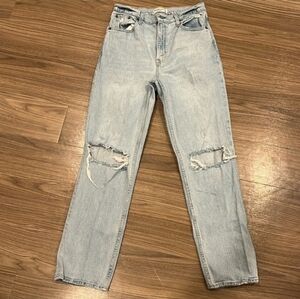 Abercrombie and Fitch 90s straight ultra high rise jeans